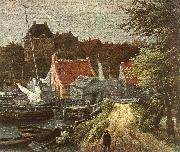 RUISDAEL, Jacob Isaackszon van View of Amsterdam (detail) h Sweden oil painting reproduction